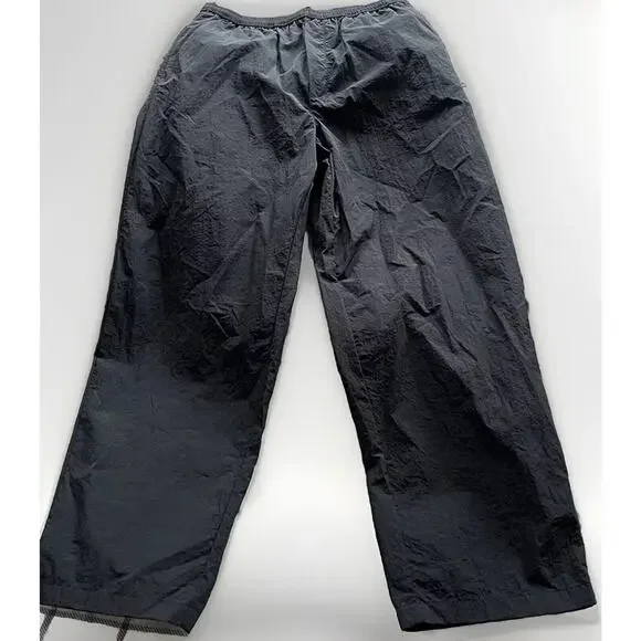 NWT Acne Studios FW24 Crinkle Nylon Regular Fit Trousers Men’s L Face Logo $350